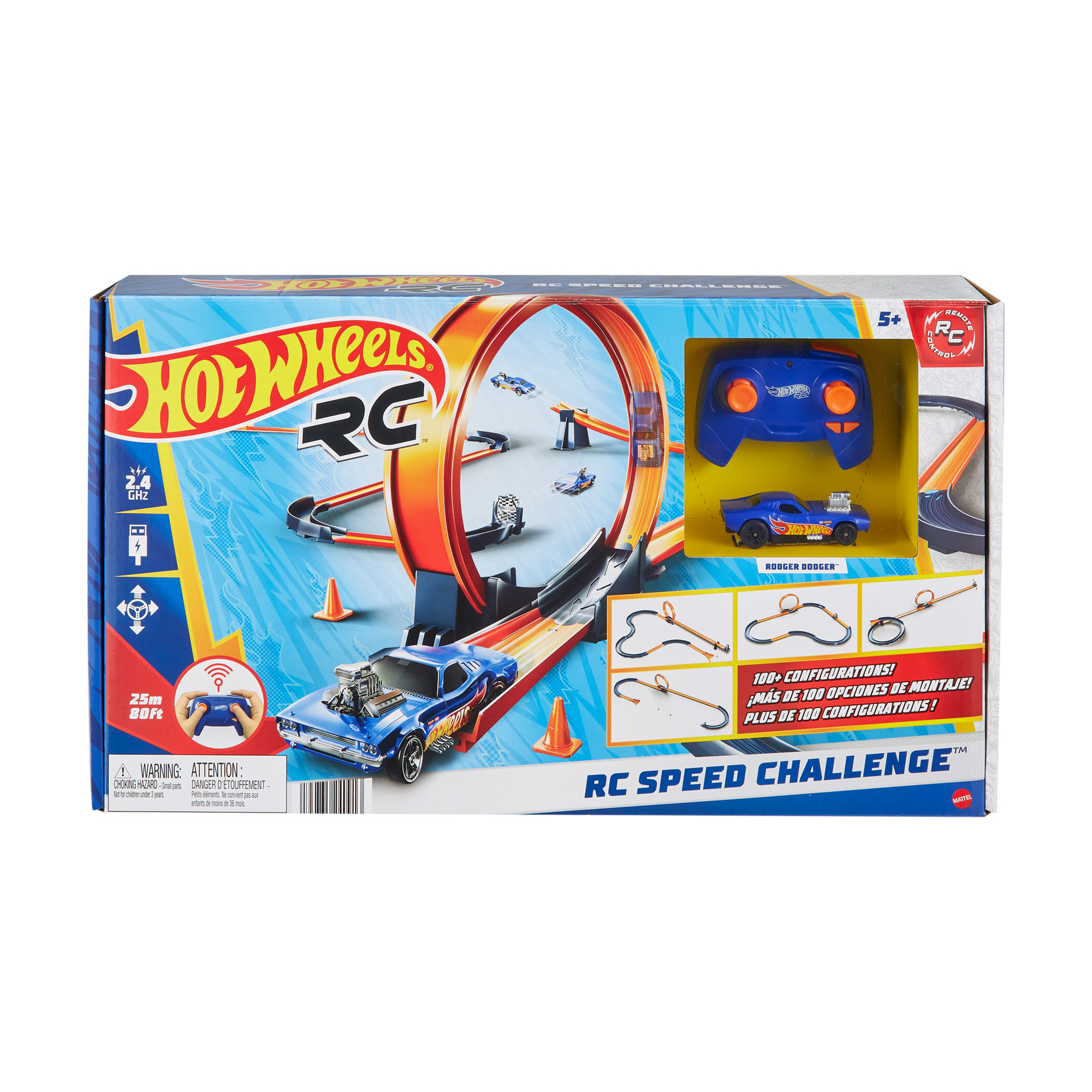 

Ігровий набір Hot Wheels RC Speed Challenge з машинкою на радіокеруванні, від 5 років (HXX45)