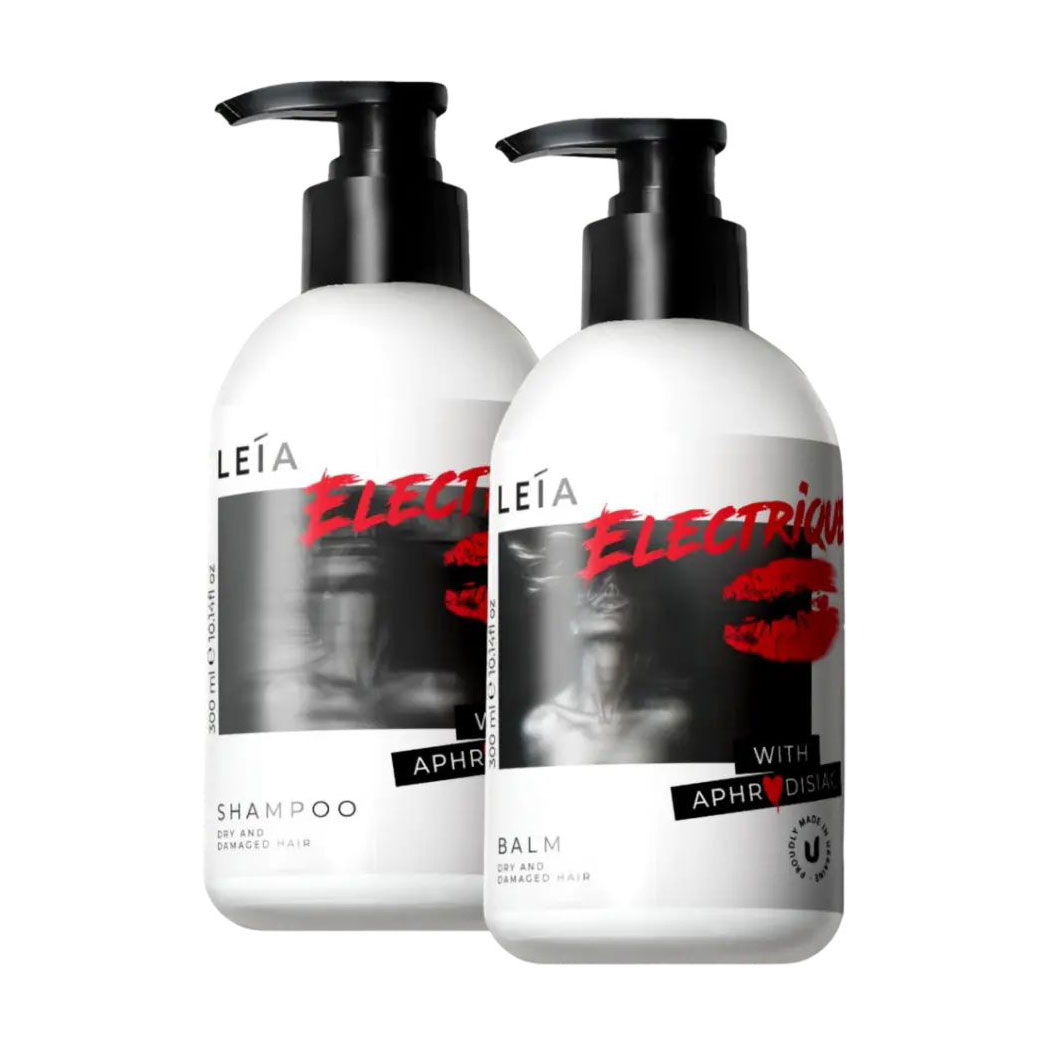 

Набір LEIA Set 1 Electrique для сухого та пошкодженого волосся (шампунь, 300 мл + кондиціонер, 300 мл)