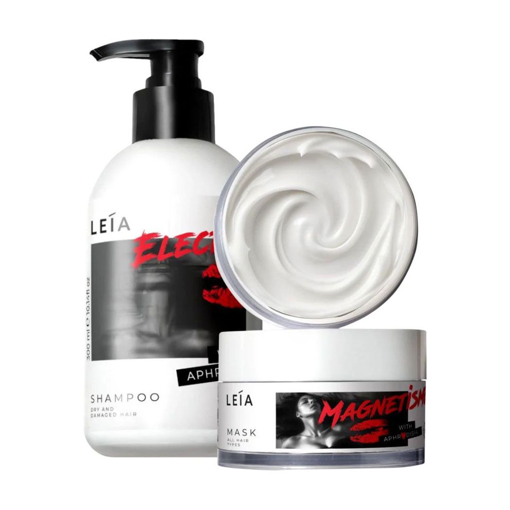 Набір LEIA Cleanse & Repair Duo для сухого та пошкодженого волосся (шампунь, 300 мл + маска, 200 мл)