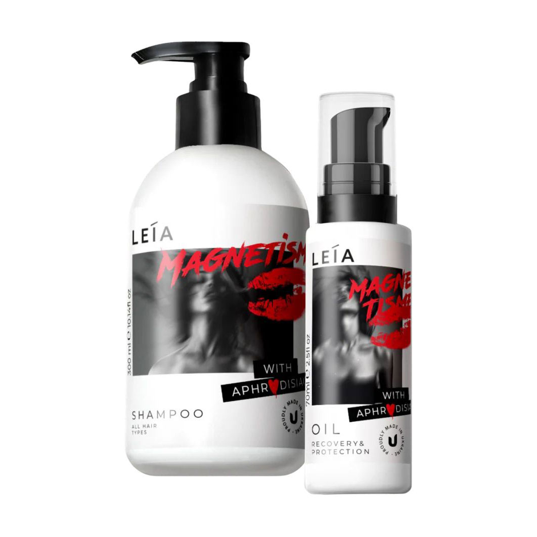 Набір LEIA Cleanse & Protect Duo для всіх типів волосся (шампунь, 300 мл + термоспрей, 150 мл)