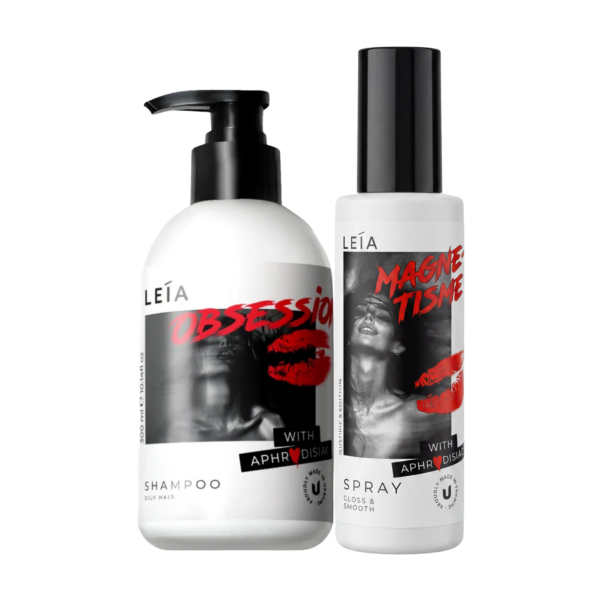 Набір LEIA Cleanse & Protect Duo для волосся, схильного до жирності (шампунь, 300 мл + термоспрей, 150 мл)