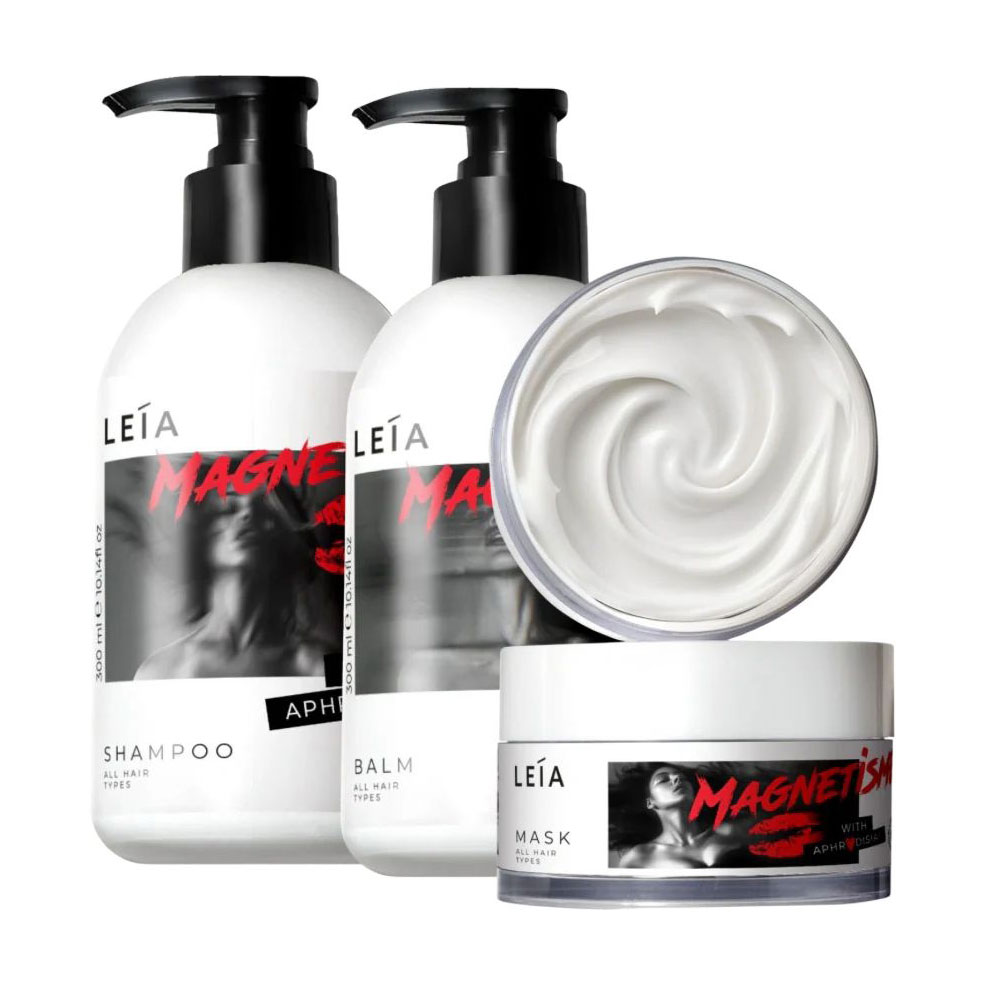 

Набір LEIA Set 4 для всіх типів волосся (шампунь, 300 мл + кондиціонер, 300 мл + маска, 200 мл)