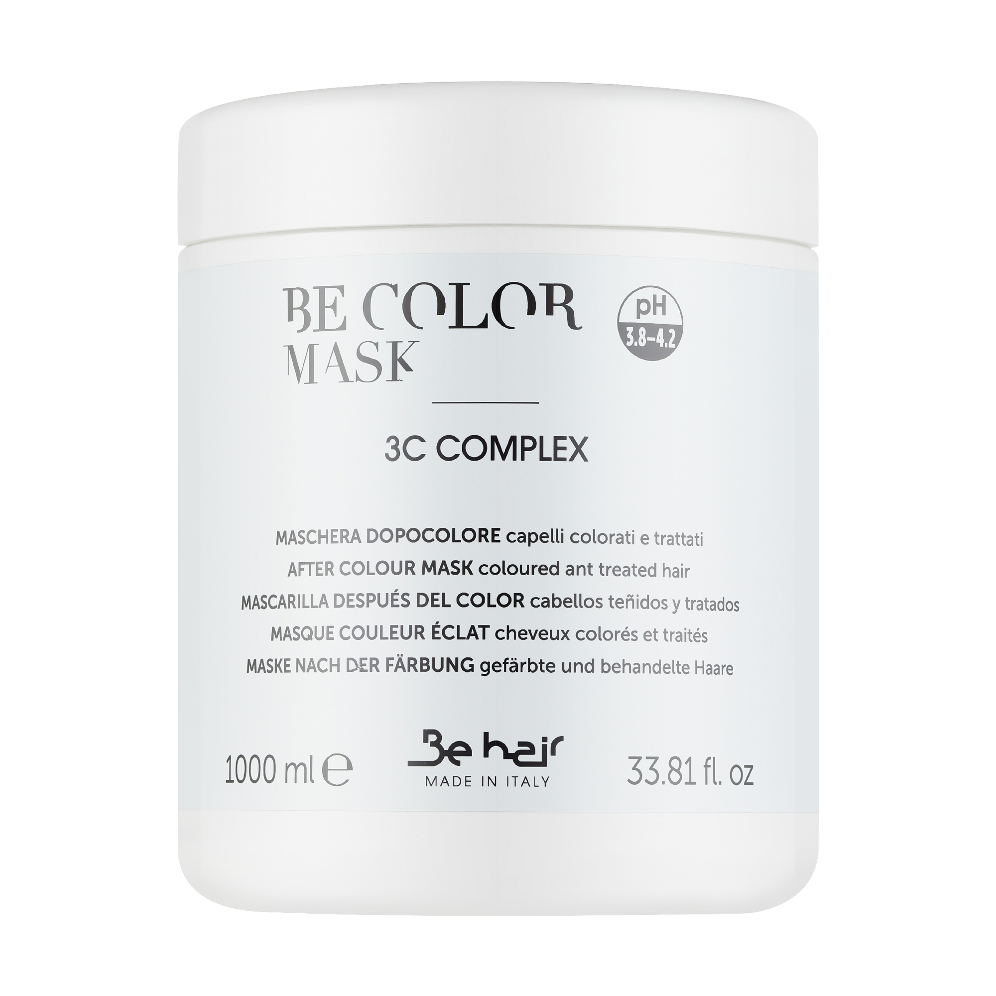

Маска Be Hair Be Color 3C Complex Mask pH 3.8-4.2 для фарбованого волосся, 1 л