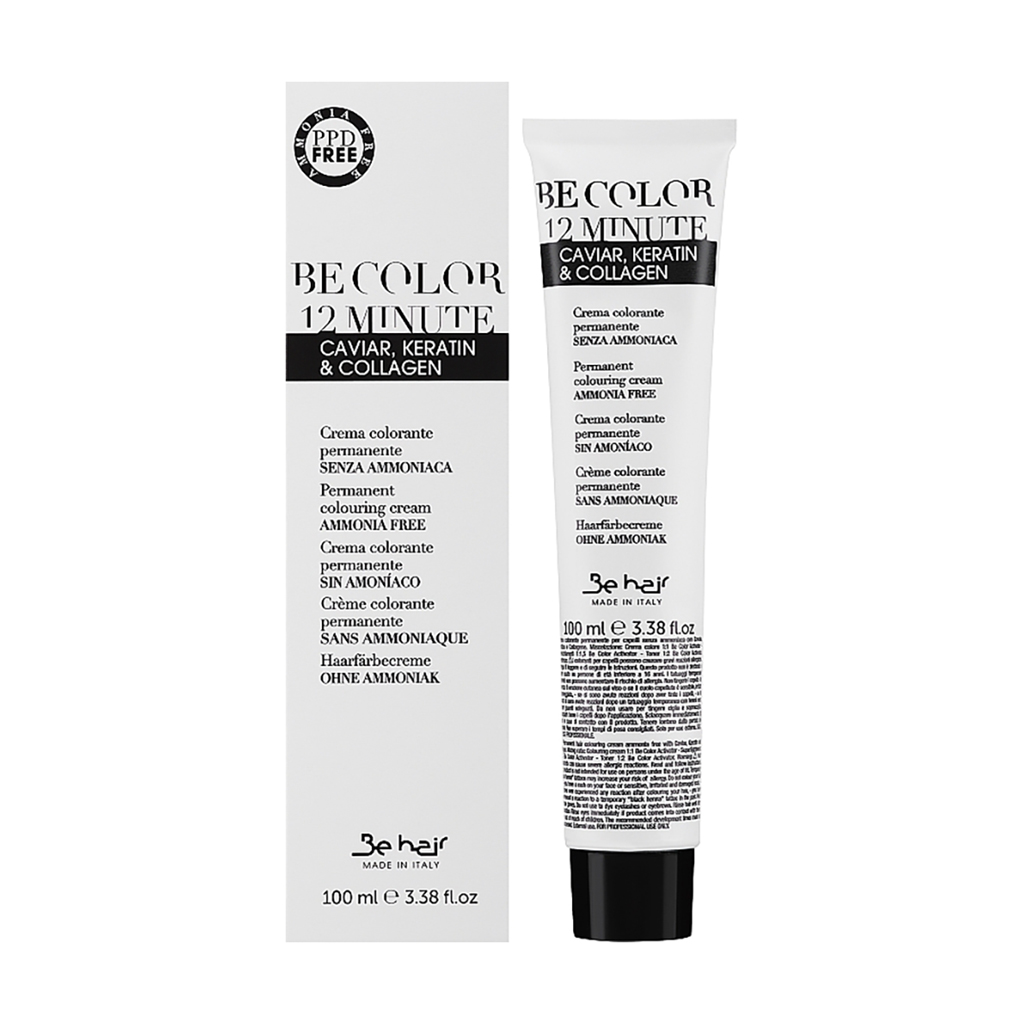 

Напівперманентна крем-фарба для волосся Be Hair Be Color Permanent Colouring Cream 12 Minute 5.7 Light Chestnut Brown, 100 мл