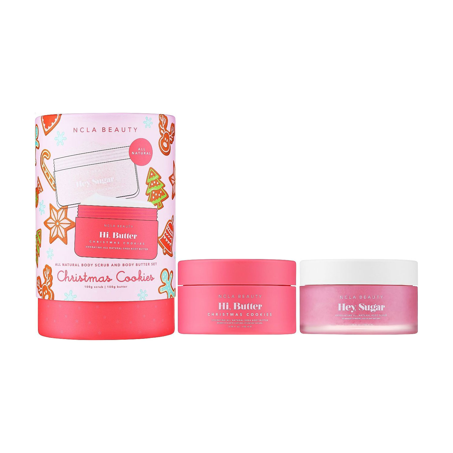 

Уцінка! Подарунковий набір для тіла NCLA BEAUTY All Natural Body Scrub And Body Butter Set Різдвяне печиво (скраб, 100 г + батер, 100 г)