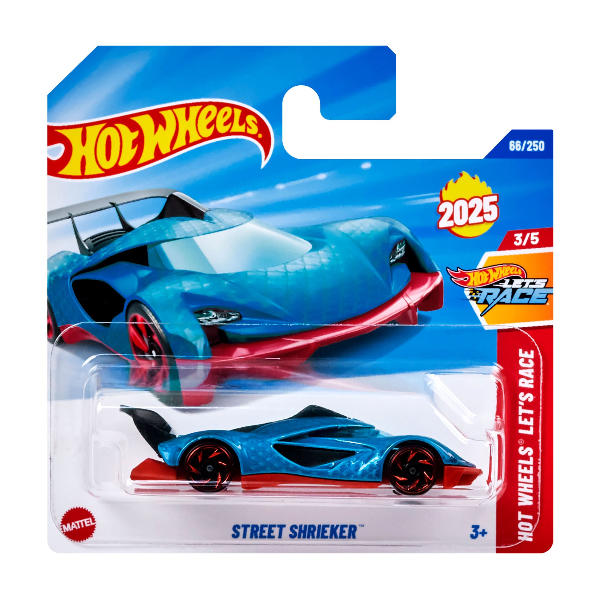 

Базовий автомобіль Hot Wheels Srteet Shrieker, синій перламутр, від 3 років, 11*3.5*11 см (5785)