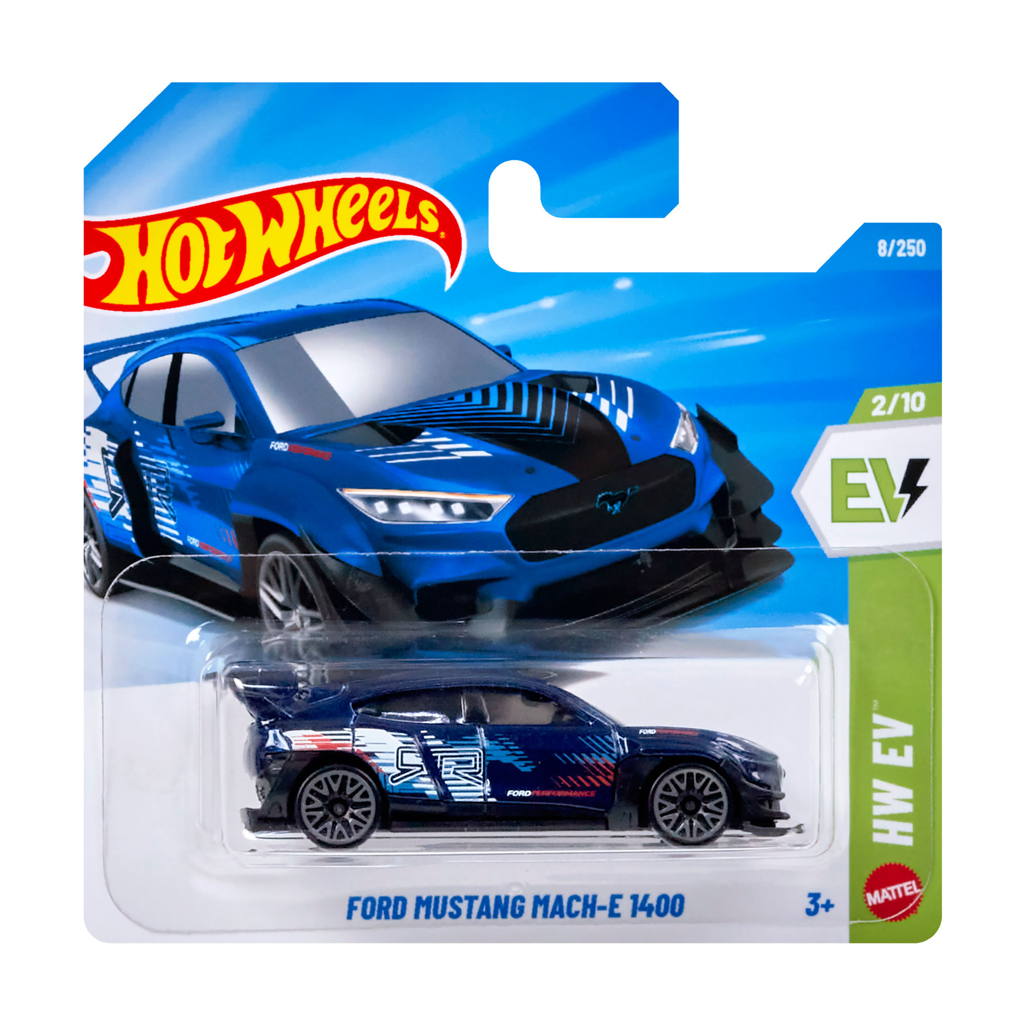 

Базовий автомобіль Hot Wheels Ford Mustang Mach-E 1400, темно-синій, від 3 років, 11*3.5*11 см (5785)