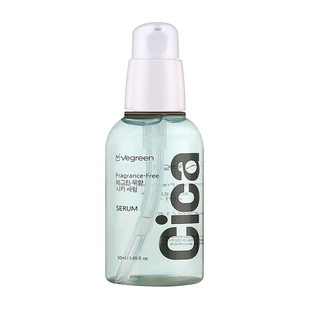

Сироватка для обличчя Vegreen Fragrance-Free Cica Serum з центелою азійською, без ароматизаторів, 50 мл