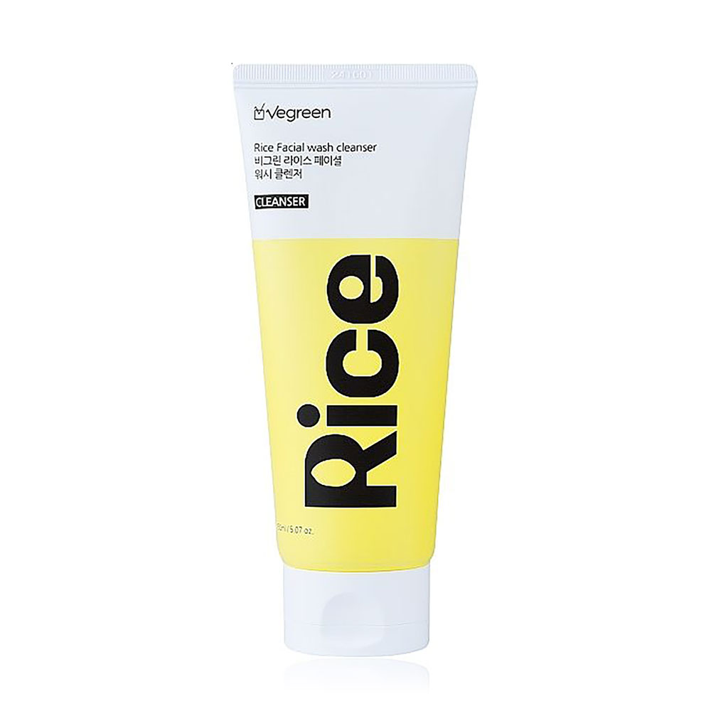 

Засіб для вмивання Vegreen Rice Facial Wash Cleanser з рисом, 150 мл