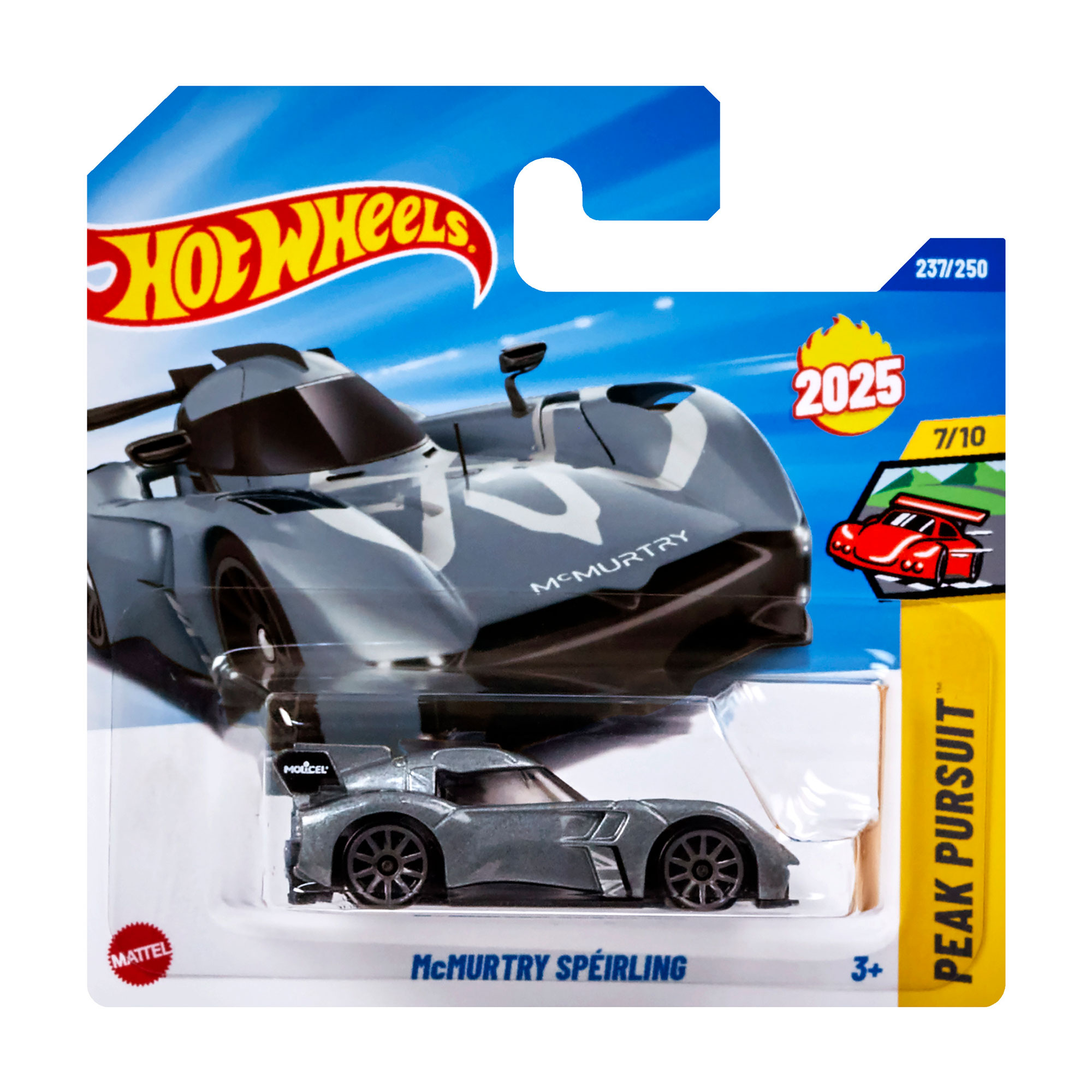 

Базовий автомобіль Hot Wheels McMurtry Speirling, сірий перламутр, від 3 років, 11*3.5*11 см (5785)