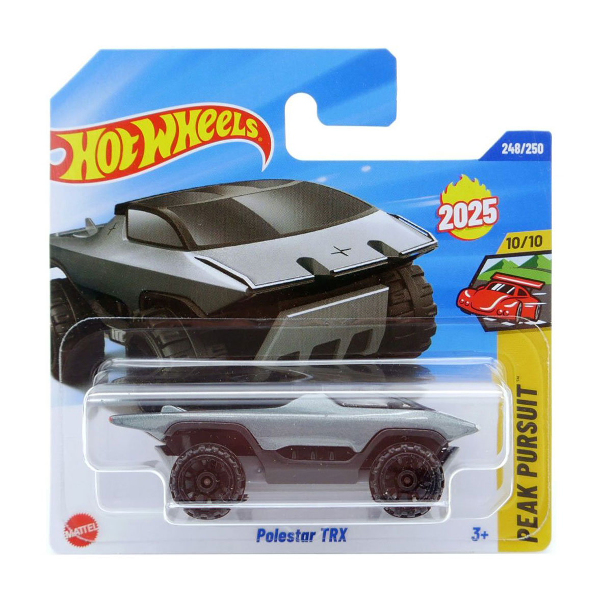 

Базовий автомобіль Hot Wheels Polestar TRX, сірий перламутр, від 3 років, 11*3.5*11 см (5785)