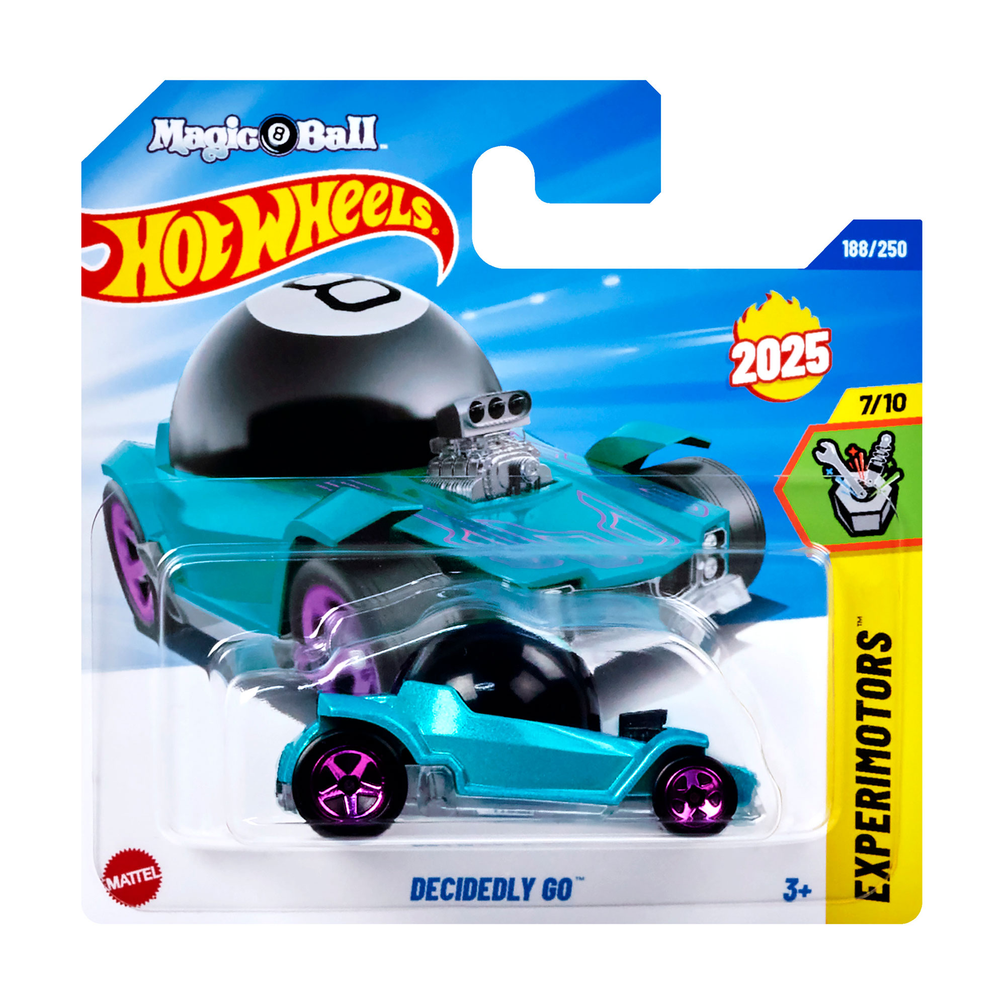 

Базовий автомобіль Hot Wheels Decidedly Go, бірюзовий, від 3 років, 11*3.5*11 см (5785)