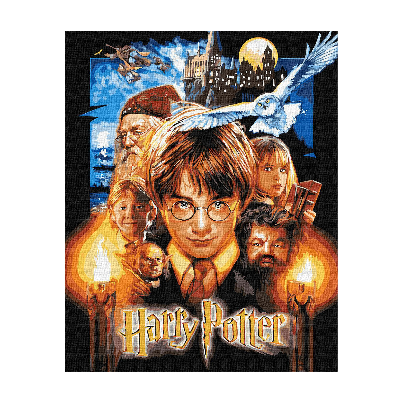 Картина за номерами Ideyka Harry Potter: Постер з фарбами металік, 40*50 см (KHO8716)