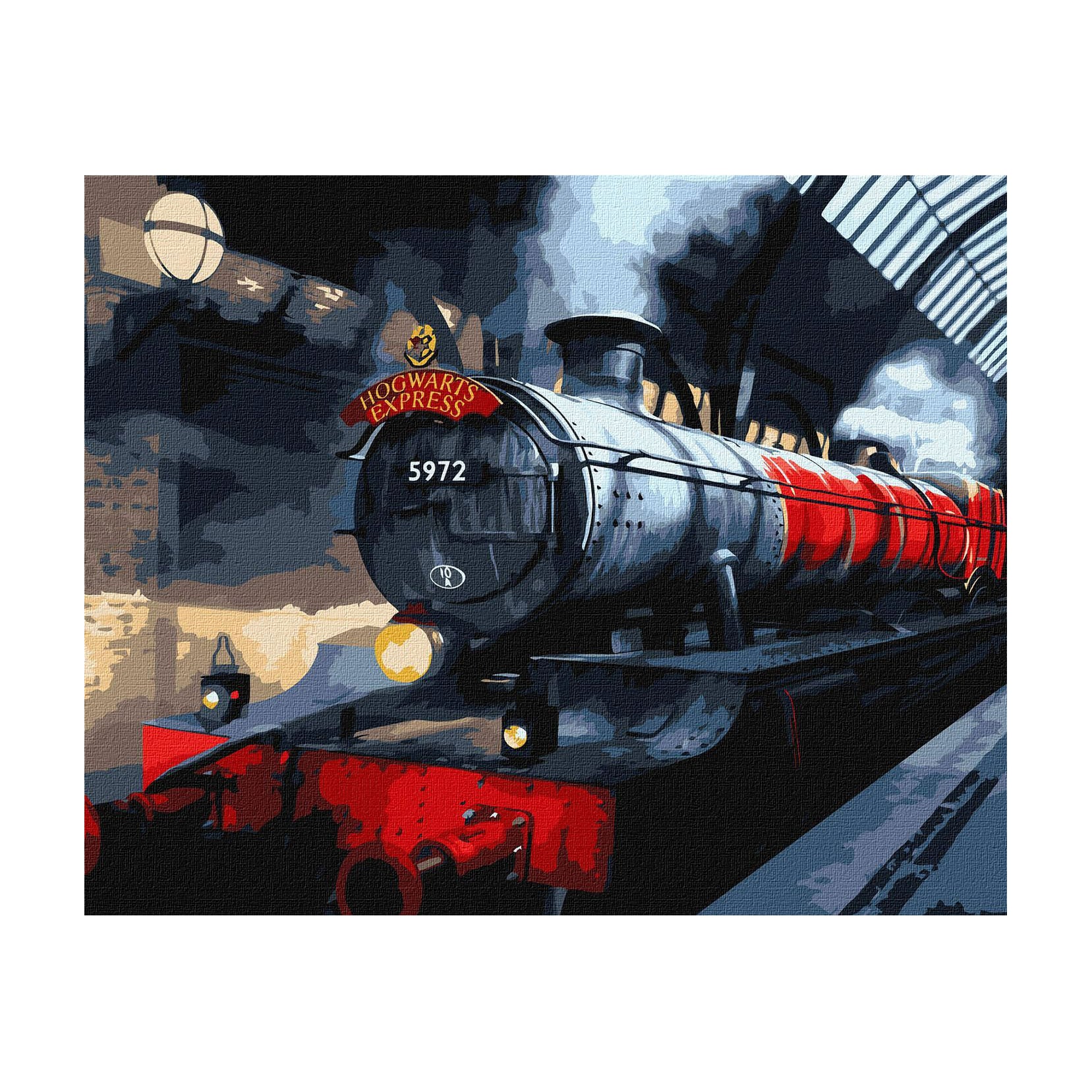 

Картина за номерами Ideyka Harry Potter: Гоґвортський експрес з фарбами металік extra, 40*50 см (KHO5210)