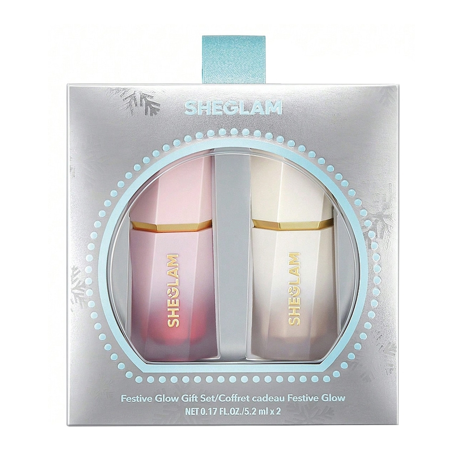 

Подарунковий набір Sheglam Festive Glow Gift Set (рум'яна, 5.2 мл + хайлайтер, 5.2 мл)