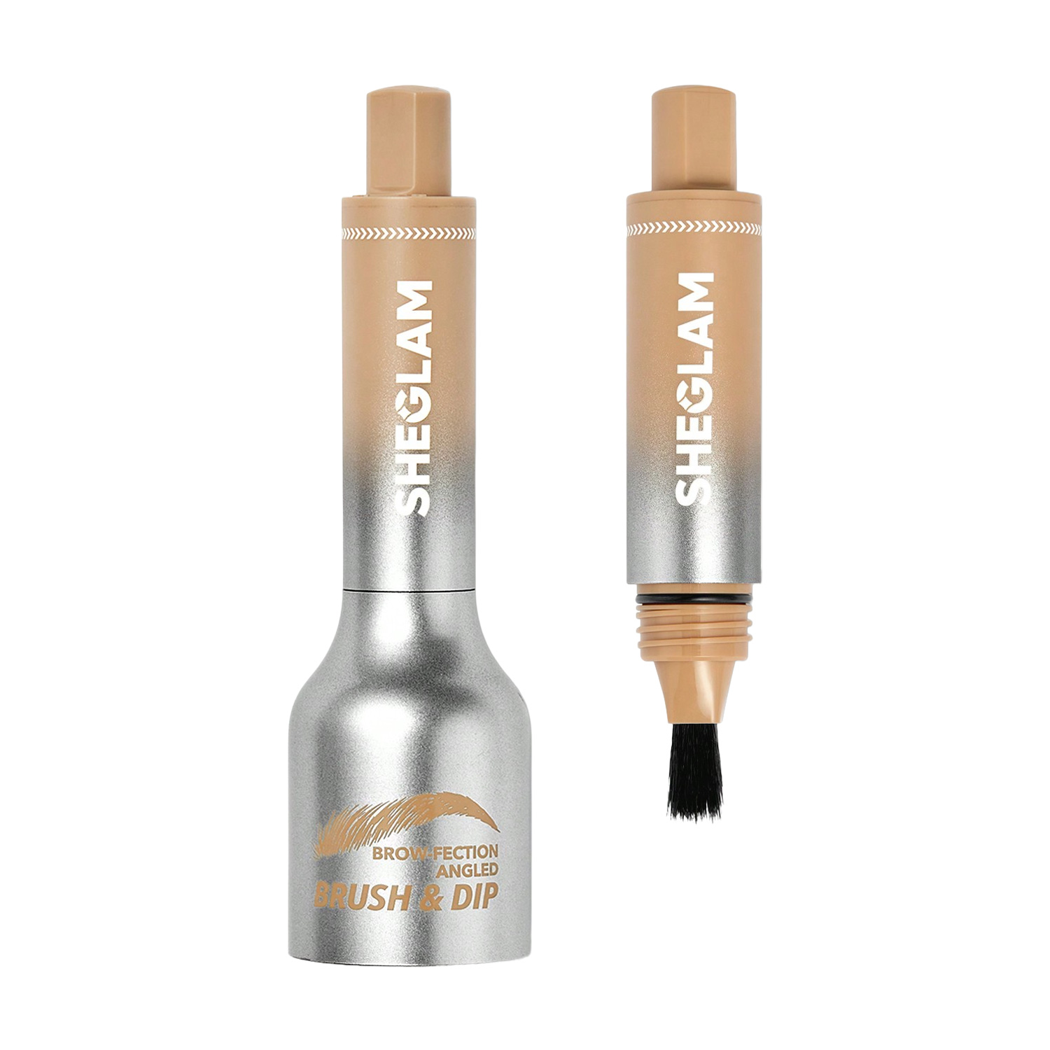 

Помада для брів Sheglam Brow-Fection Angled Brush & Dip, Latte, 1.2 мл