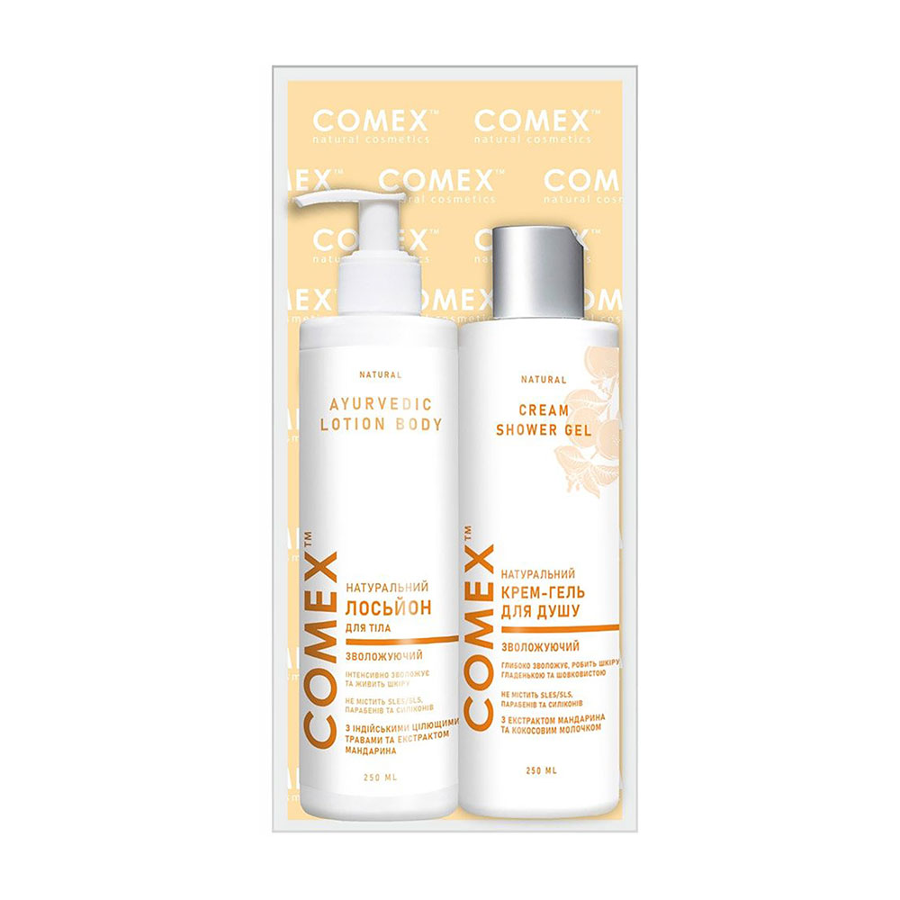 

Подарунковий набір для тіла Comex Мандарин (гель для душу, 250 мл + лосьйон для тіла, 250 мл)