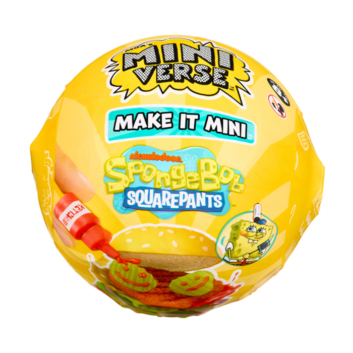 

Ігровий набір-сюрприз Miniverse серії SpongeBob Створи смаколики Красті Краб, від 8 років (599296)
