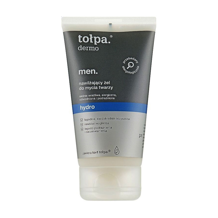 

Чоловічий зволожувальний гель для вмивання Tolpa Dermo Men. Hydro, 150 мл