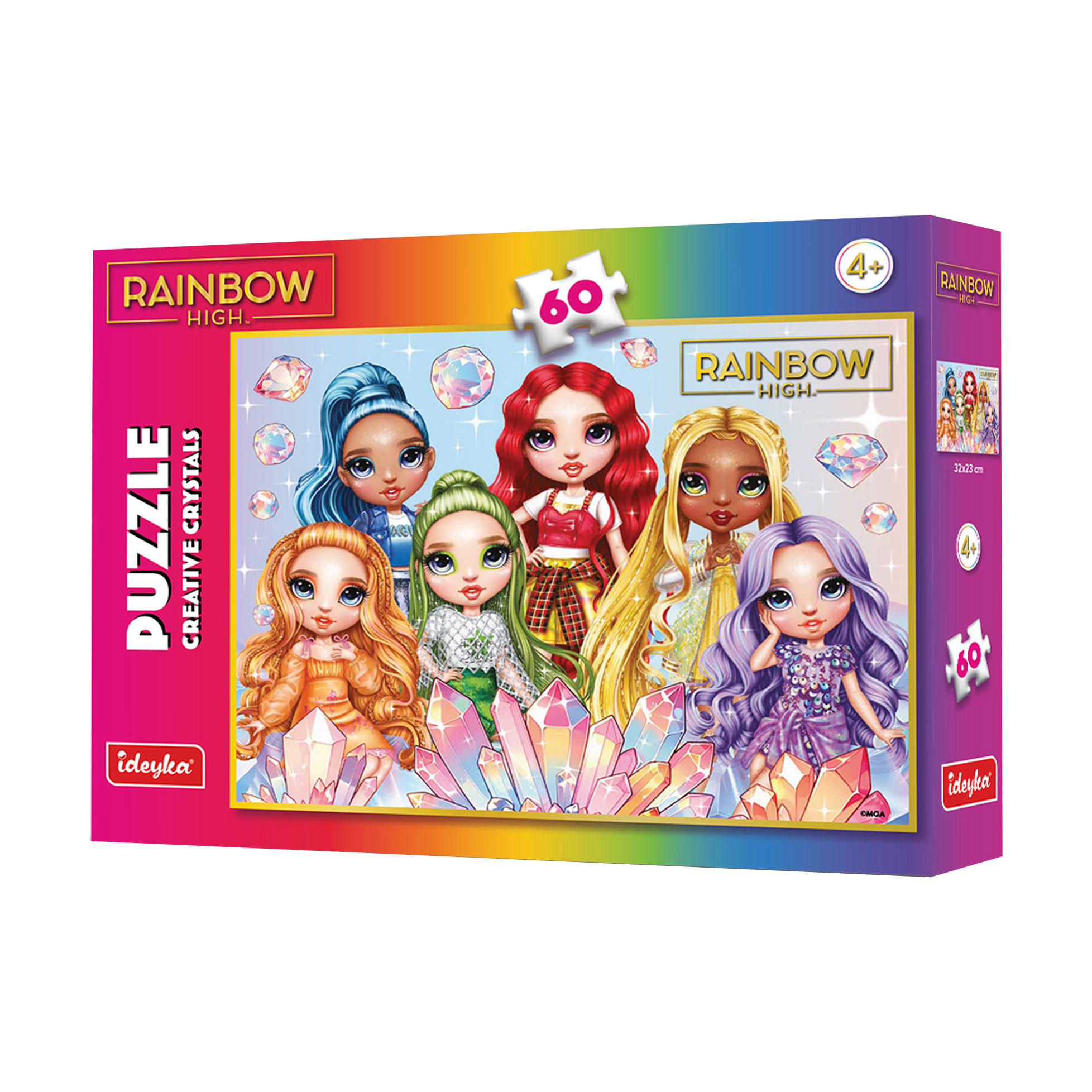 

Пазли Ideyka Rainbow High Creative Crystals, 32*23 см, від 4 років, 60 елементів (LP60-002)