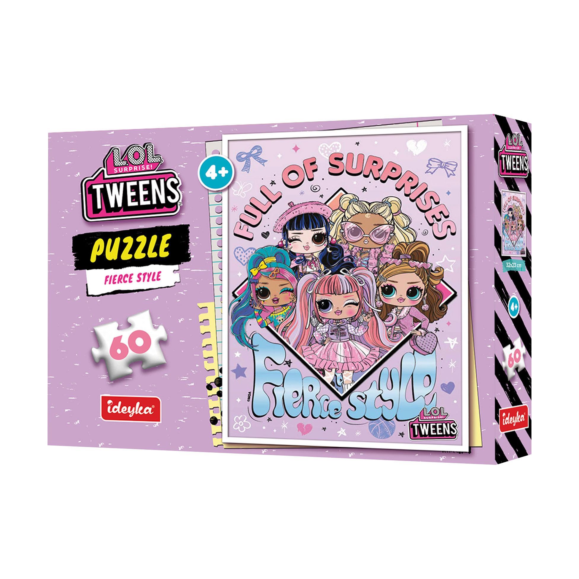 

Пазли Ideyka L.O.L. Surprise! Tweens Fierce Style, 32*23 см, від 4 років, 60 елементів (LP60-003)