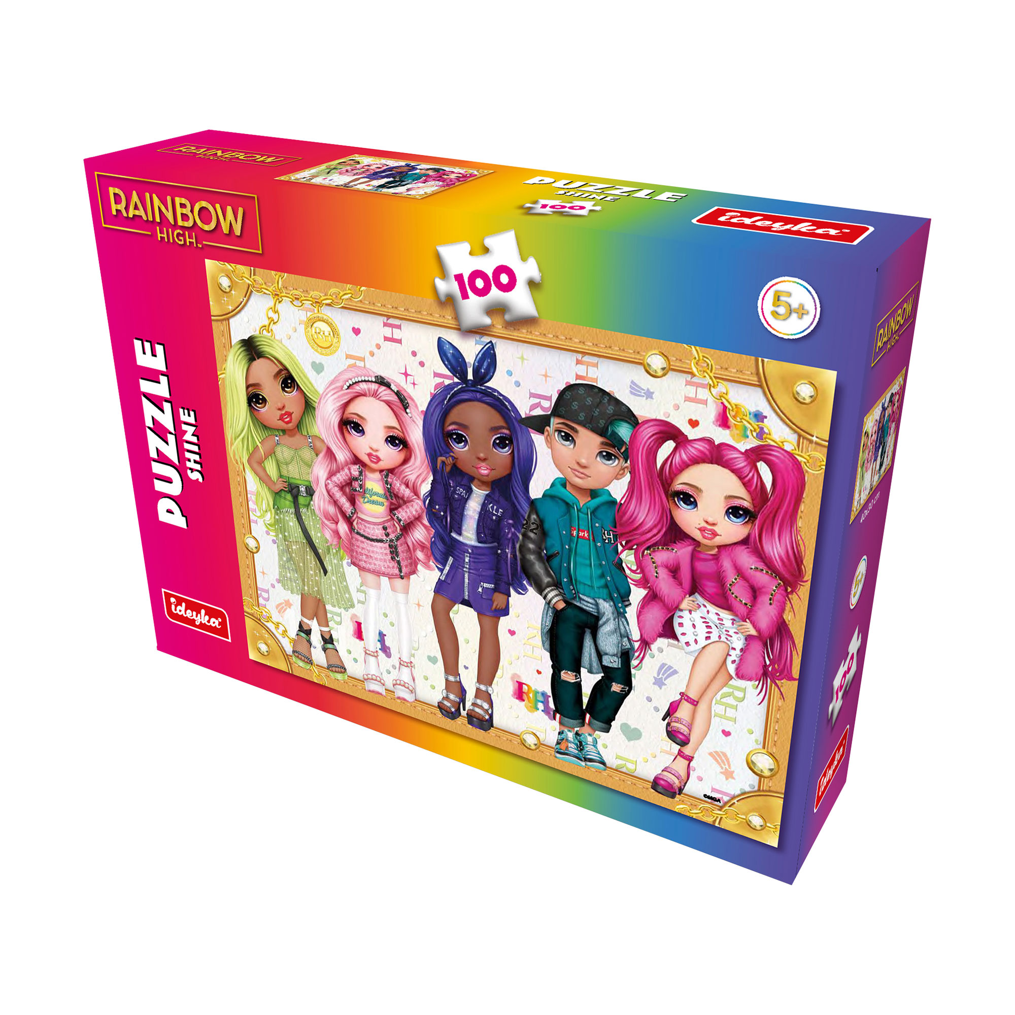 

Пазли Ideyka Rainbow High Shine, 30*40 см, від 5 років, 100 елементів (LP100-001)