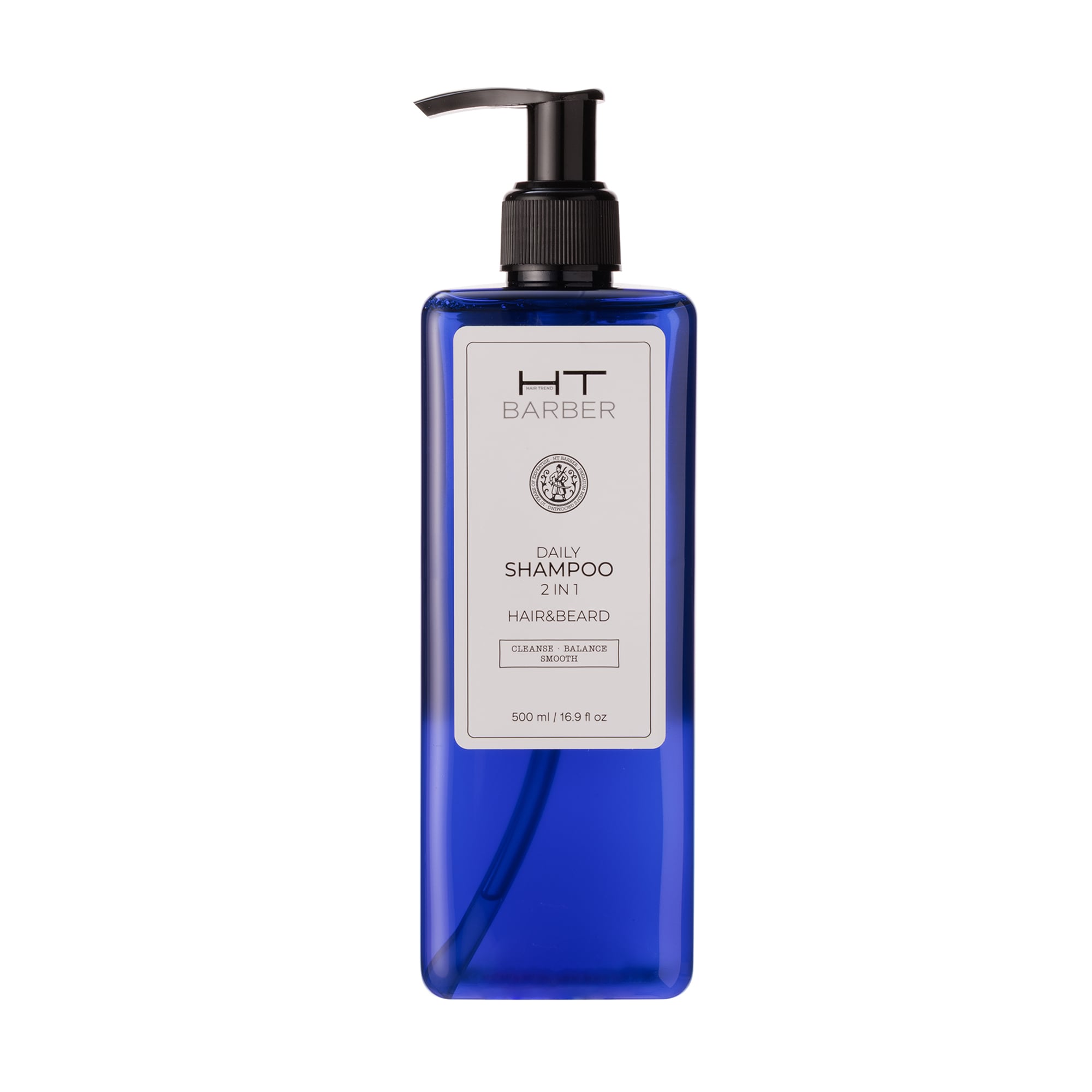 

Чоловічий щоденний шампунь для волосся та бороди Hair Trend Barber Daily Shampoo 2 In 1 Hair & Beard, 500 мл