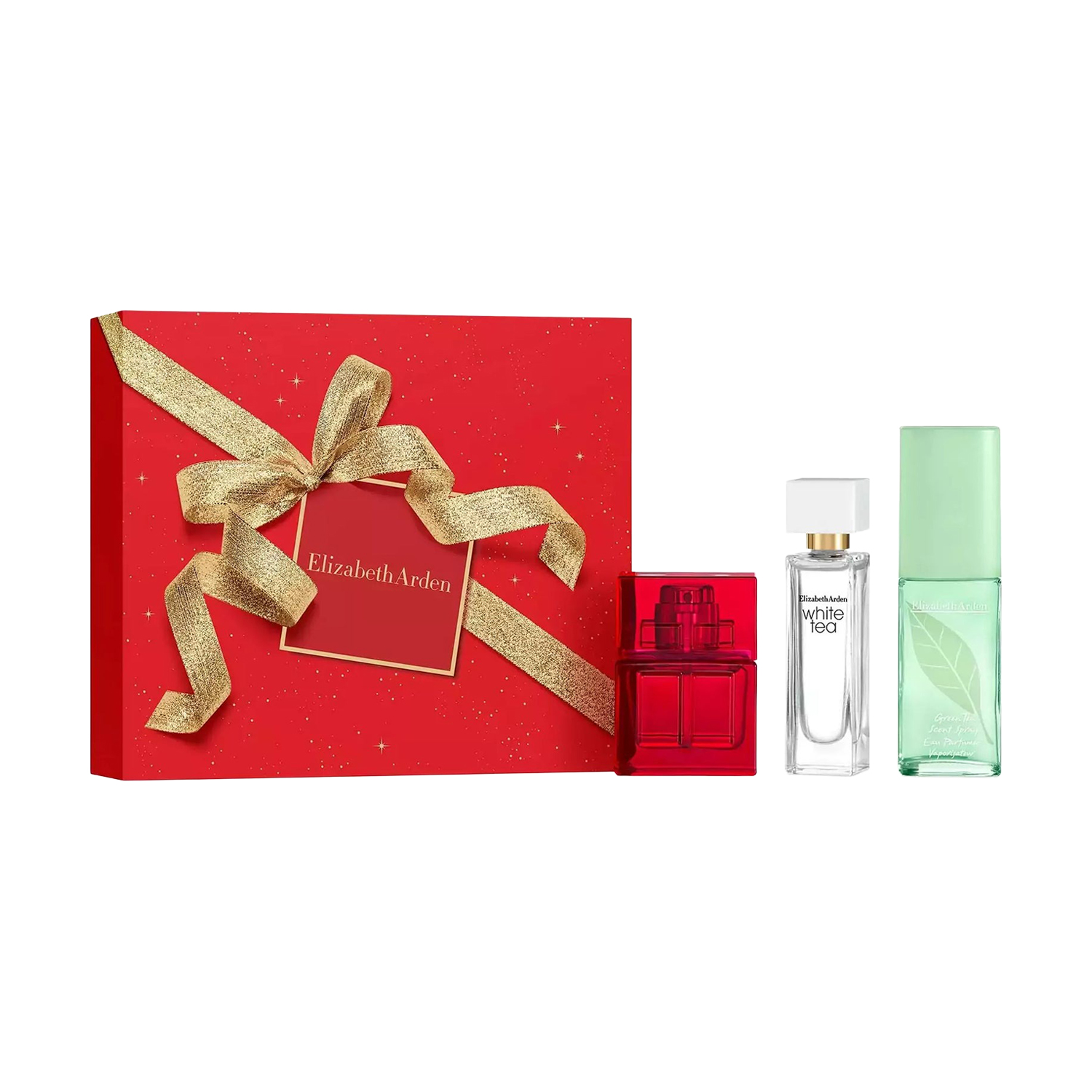 

Парфумований набір жіночий Elizabeth Arden (парфумована вода Green Tea, 15 мл + туалетна вода White Tea, 10 мл + туалетна вода Red Door, 10 мл)