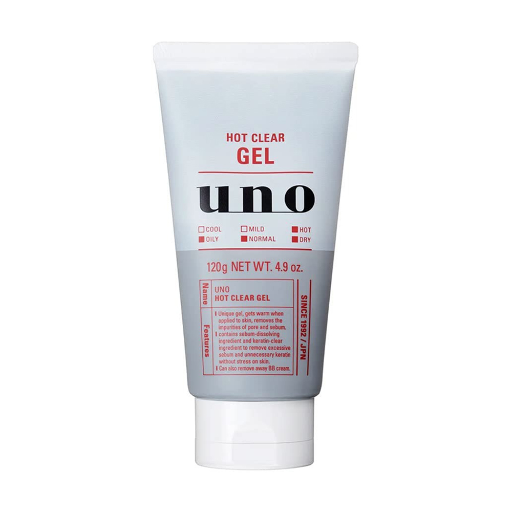 

Чоловічий гель для глибокого очищення обличчя FineToday Uno Hot Clear Gel з термоефектом, 120 г