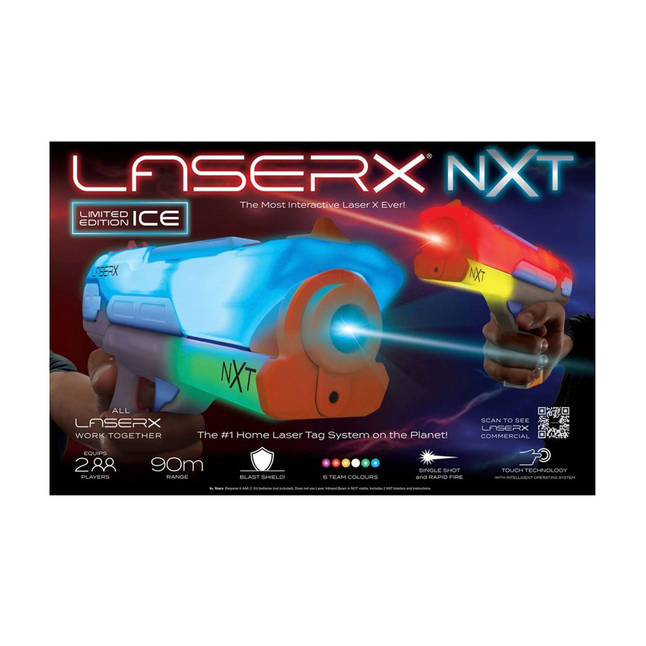 

Ігровий набір для лазерних боїв Laser X NXT для двох гравців, від 6 років (87728)