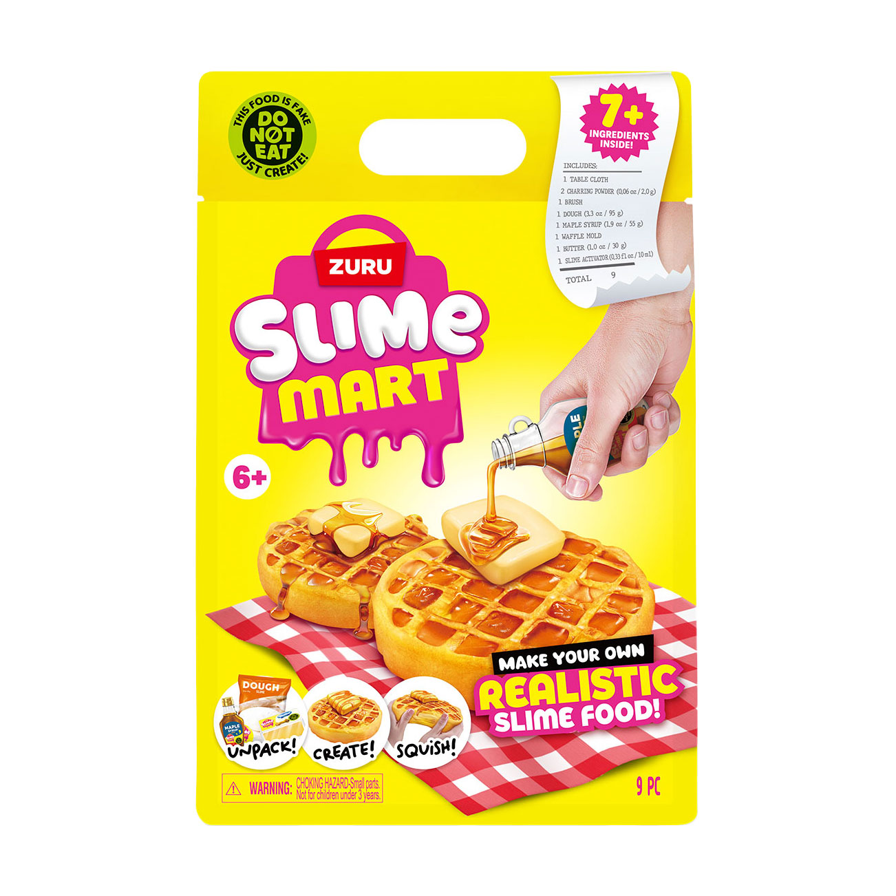 

Ігровий набір Slime Mart серії Shopping Bag Бельгійські вафлі, зі слаймами, від 6 років, 9 деталей (15901D)