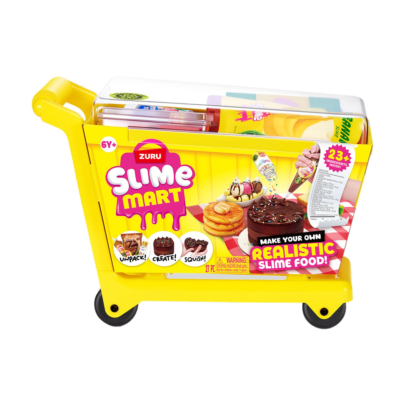 

Ігровий набір Slime Mart серії Shopping Cart Візок смаколиків, зі слаймами, від 6 років, 27 деталей (15907)