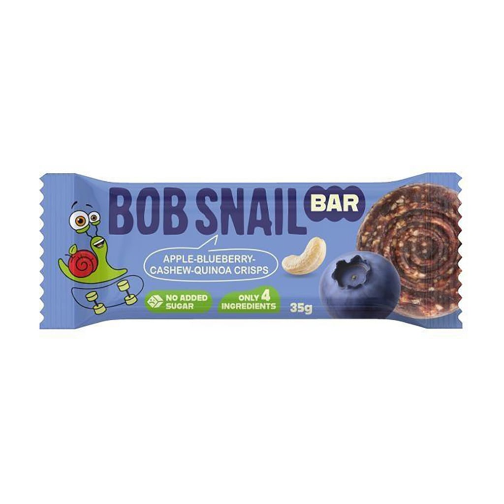 

Фруктово-ягідно-горіховий батончик Bob Snail Яблуко-чорниця-кеш'ю-кріспи кіноа, 35 г