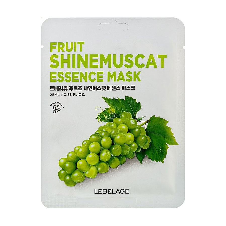 

Тканинна маска для обличчя Lebelage Fruit Shinemuscat Essence Mask, 25 мл