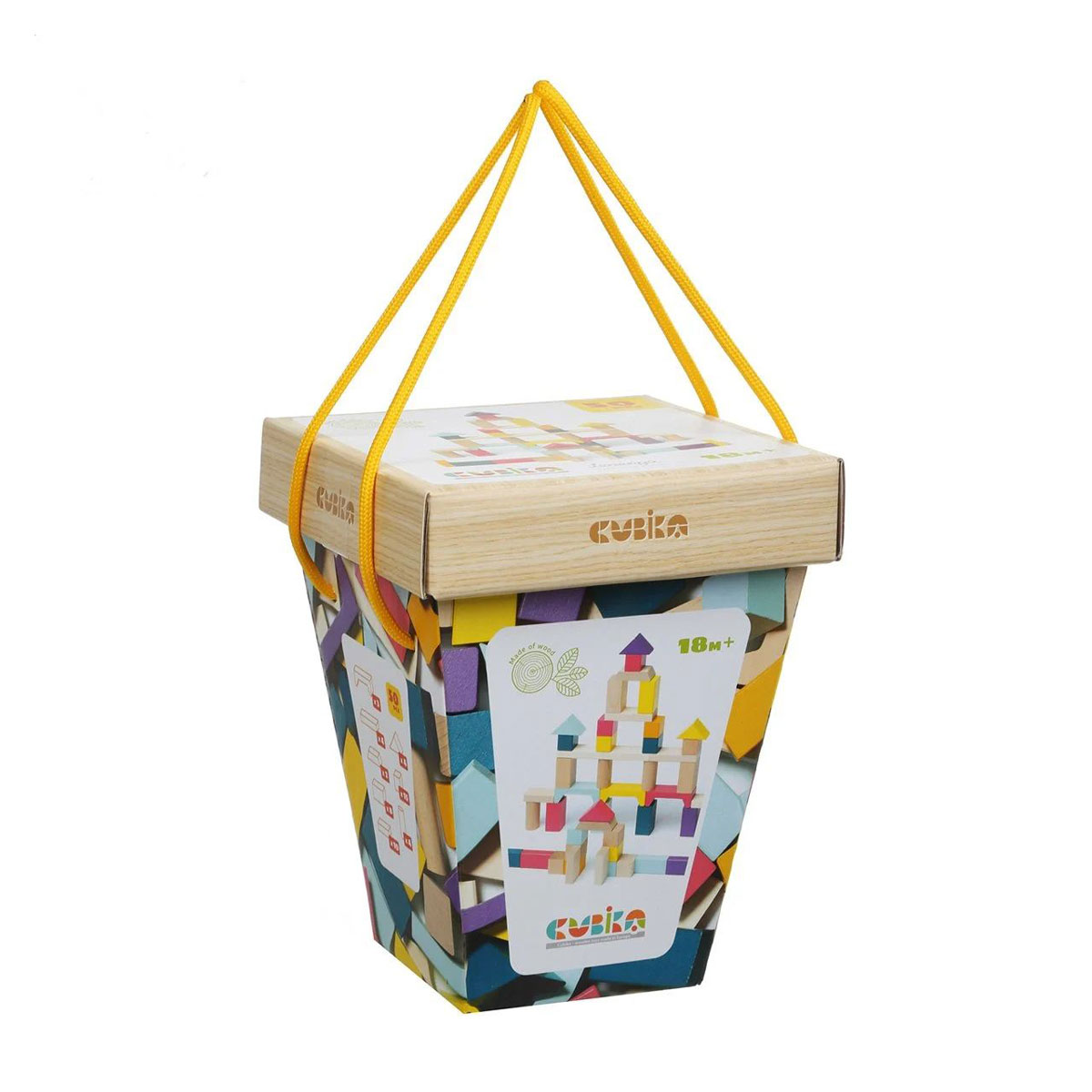 

Дерев'яна іграшка-конструктор Cubika 1, від 1.5 року, 100 елементів (15184)