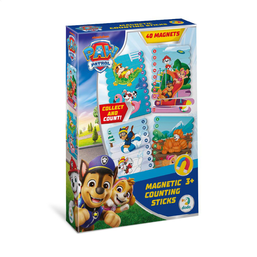 

Магнітні палички для рахування DoDo Щенячий патруль. Сезони, від 3 років, 40 елементів (200655)