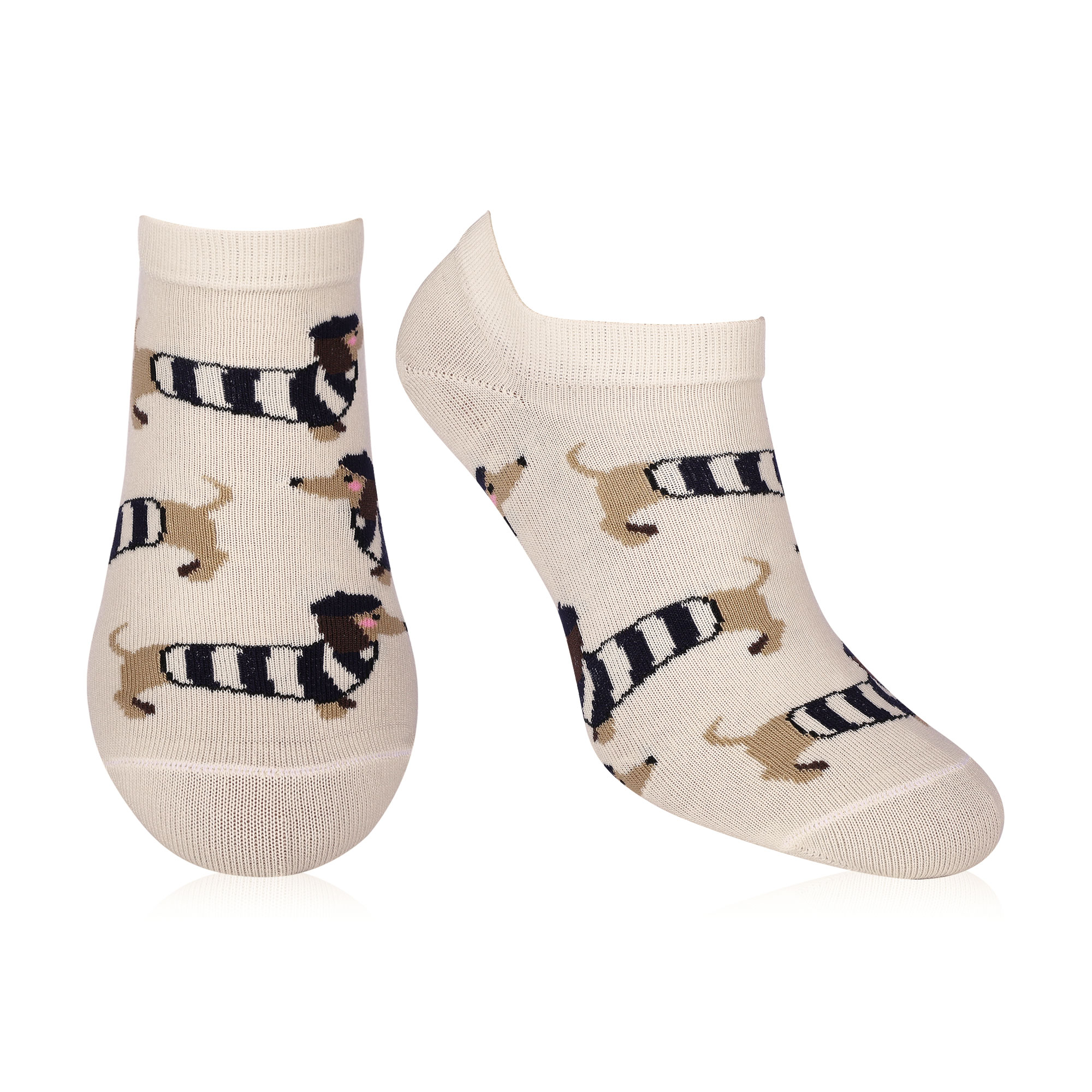 

Шкарпетки жіночі AmiGA укорочені, такса-смужки, розмір 23-25