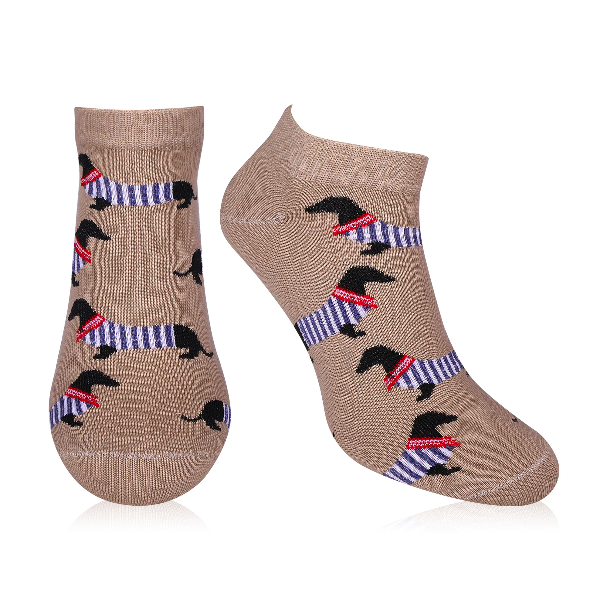 

Шкарпетки чоловічі AmiGO укорочені, з таксами, розмір 27