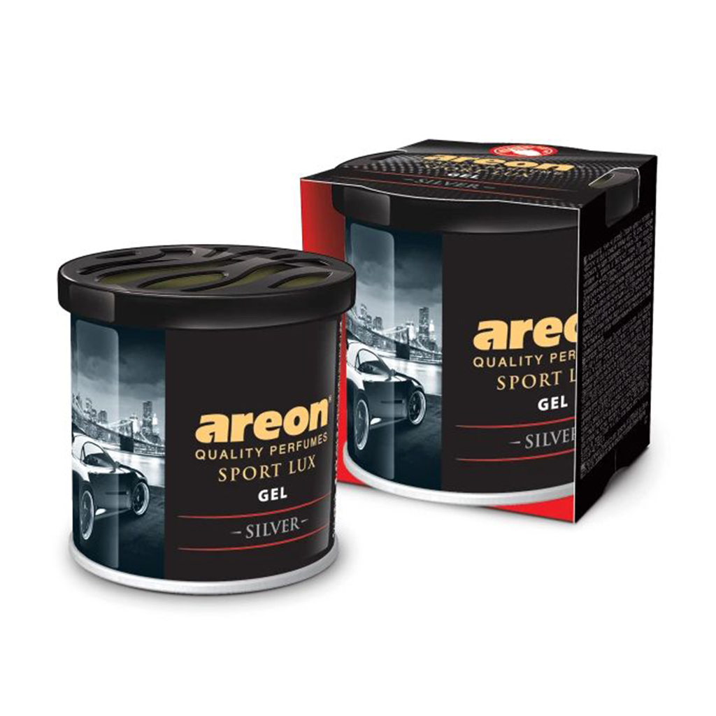 

Ароматизатор для автомобіля Areon Sport Lux Gel, Silver, 80 г