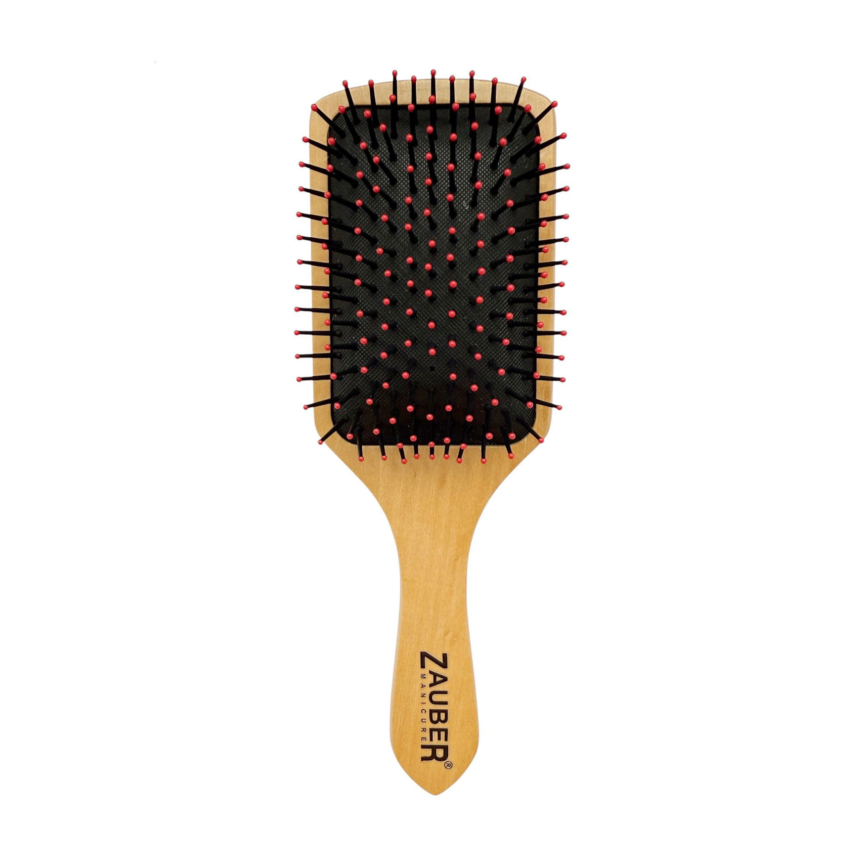 

Щітка для волосся Zauber-manicure Paddle Brush дерев'яна, 1 шт (06-003)
