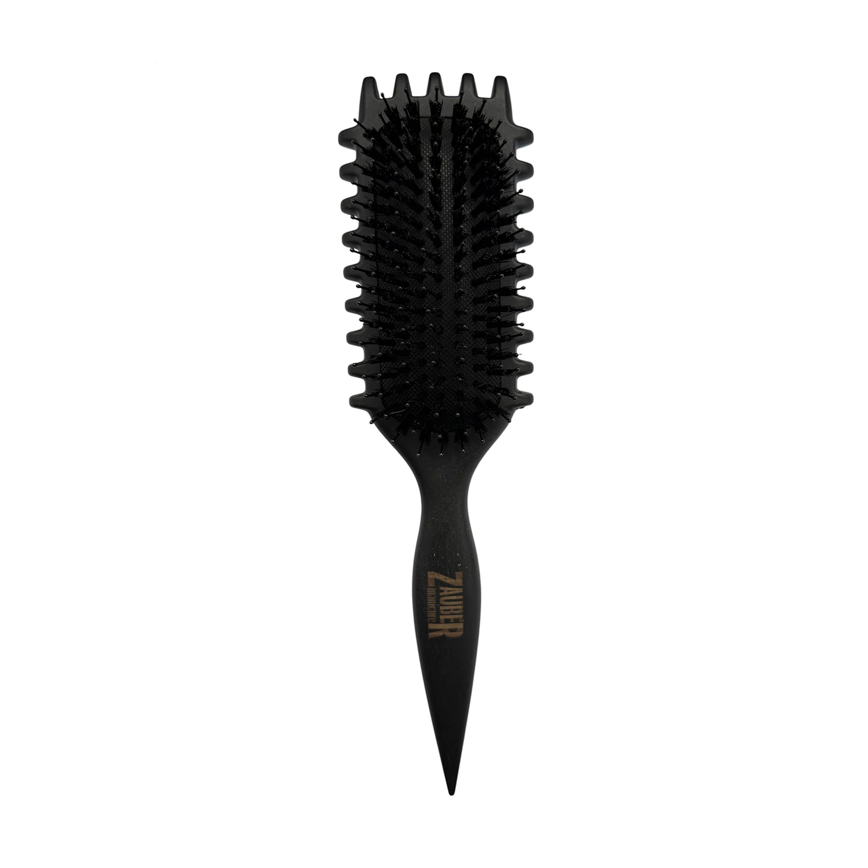 

Щітка для формування кучерів Zauber-manicure Curly Hair Brush Styling Чорна, 1 шт (06-007F)