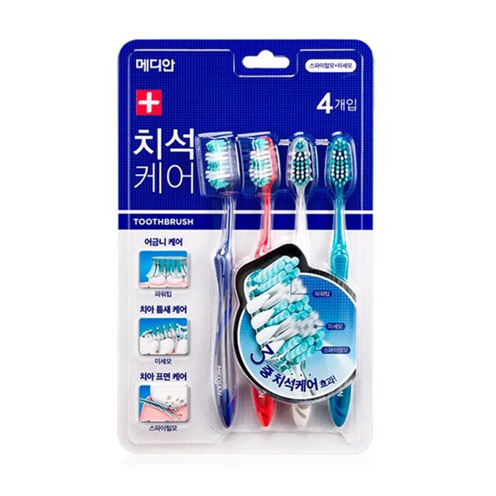 

Набір зубних щіток Median Tartar Care Toothbrush, 4 шт
