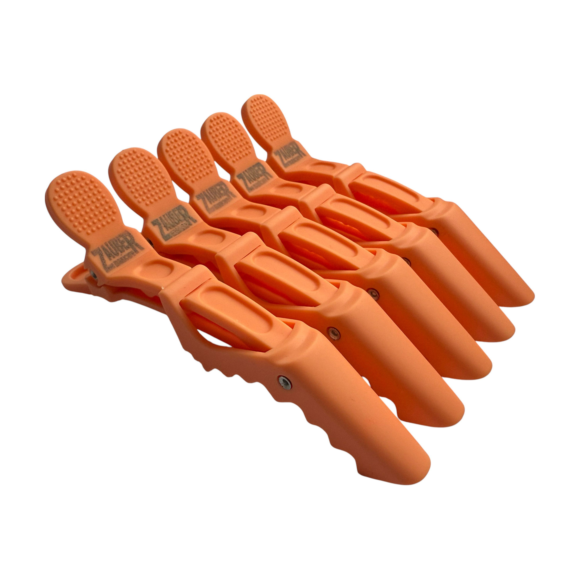 

Затискач для волосся Zauber-manicure Крокодил, пластиковий, помаранчевий, 5 шт (06-092C-5)