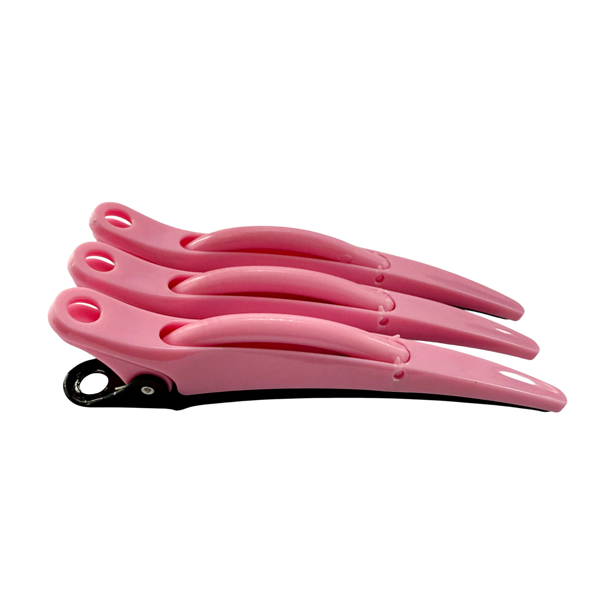 

Перукарський затискач для волосся Zauber-manicure пластиково-металевий, рожевий, 3 шт (06-094A-3)