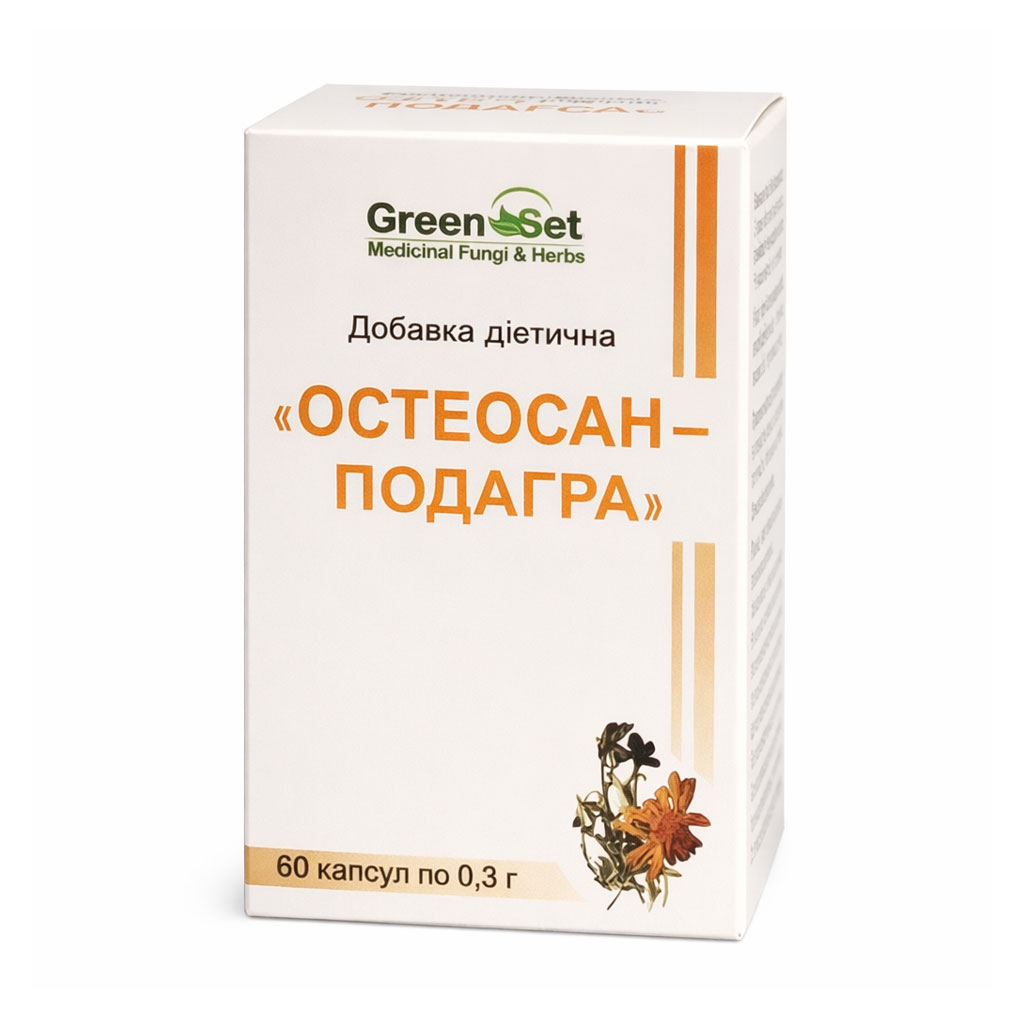 

Остеосан-Подагра GreenSet, 60 капсул