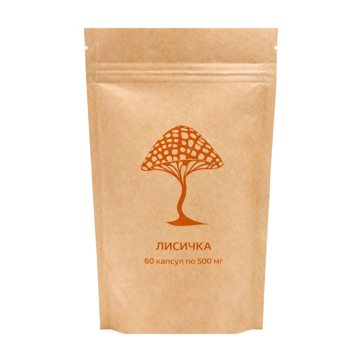 

Лисичка Дідусь Мухомор 500 мг, 60 капсул