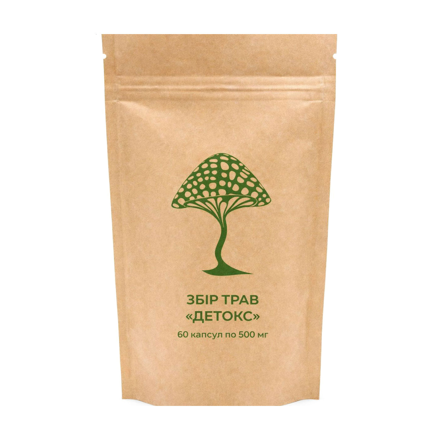 

Збір трав Дідусь Мухомор Детокс 500 мг, 60 капсул