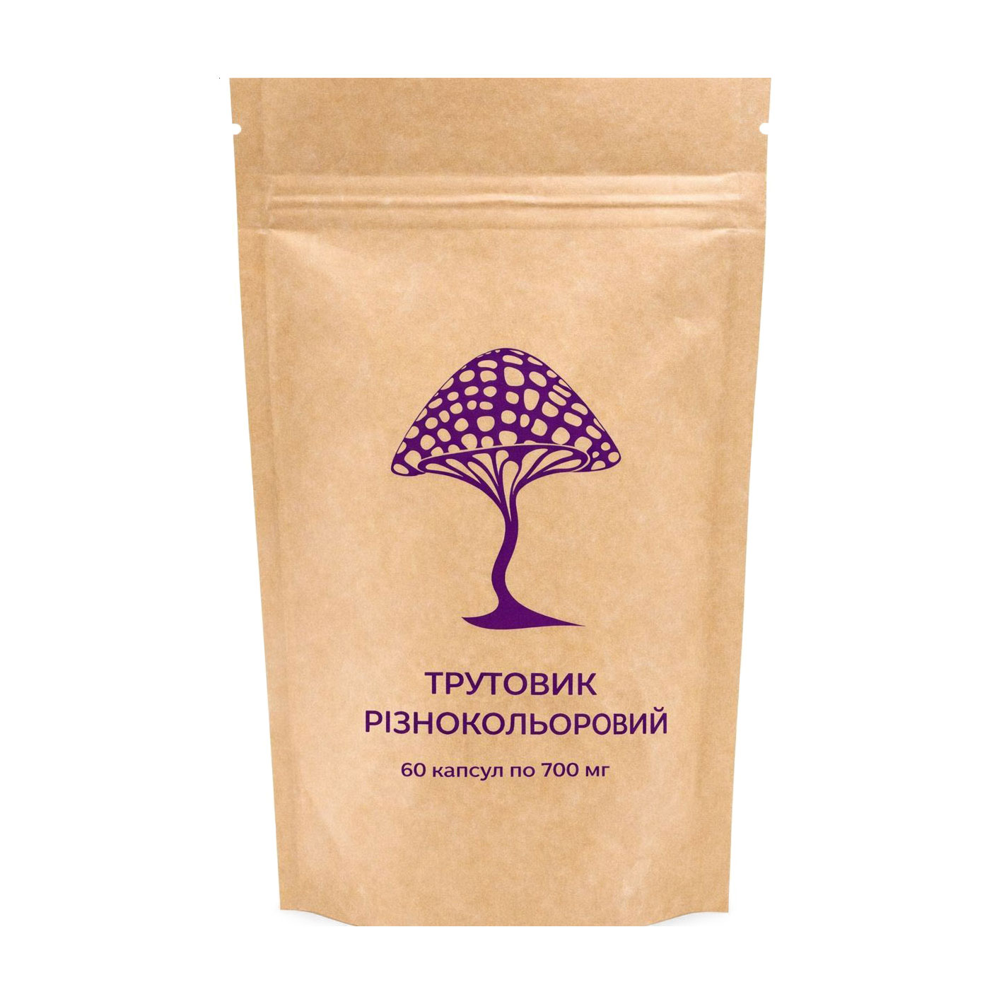 

Трутовик різнокольоровий Дідусь Мухомор 700 мг, 60 капсул