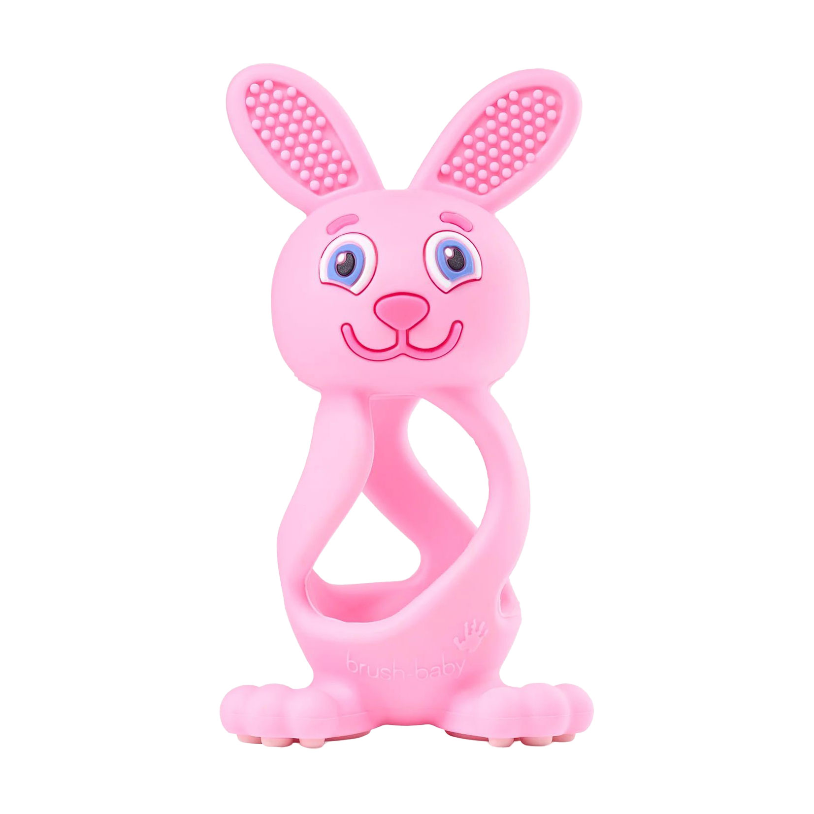 

Дитячий прорізувач для зубів Brush-Baby Bobbie Bunny Teether, рожевий, 1 шт