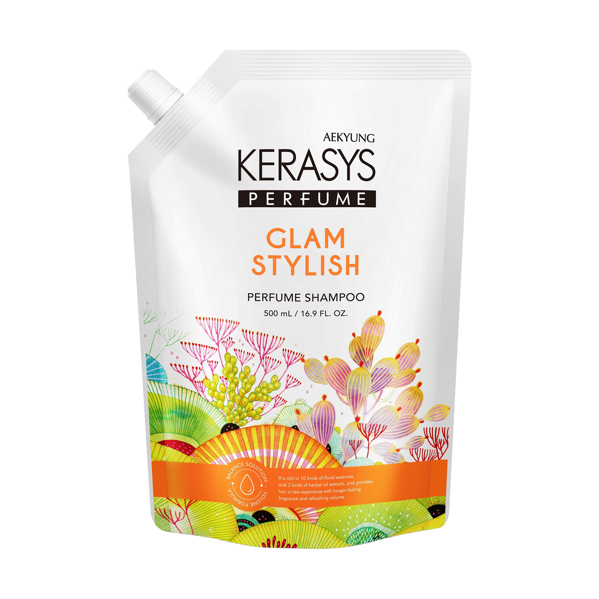 

Шампунь для волосся KeraSys Glam & Stylish Perfumed Shampoo, 500 мл (дойпак)